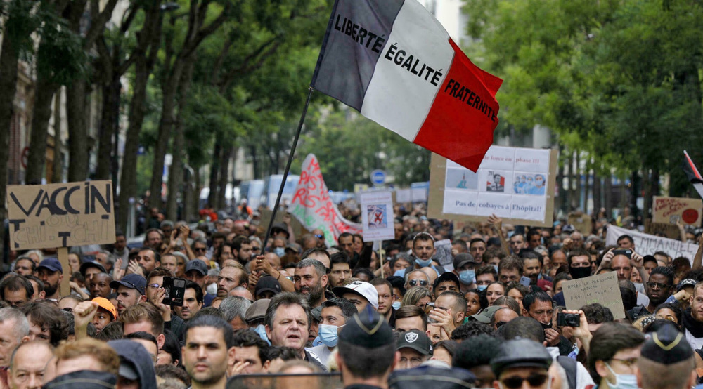 French unions decry austerity in first strike since Covid-19 outbreak