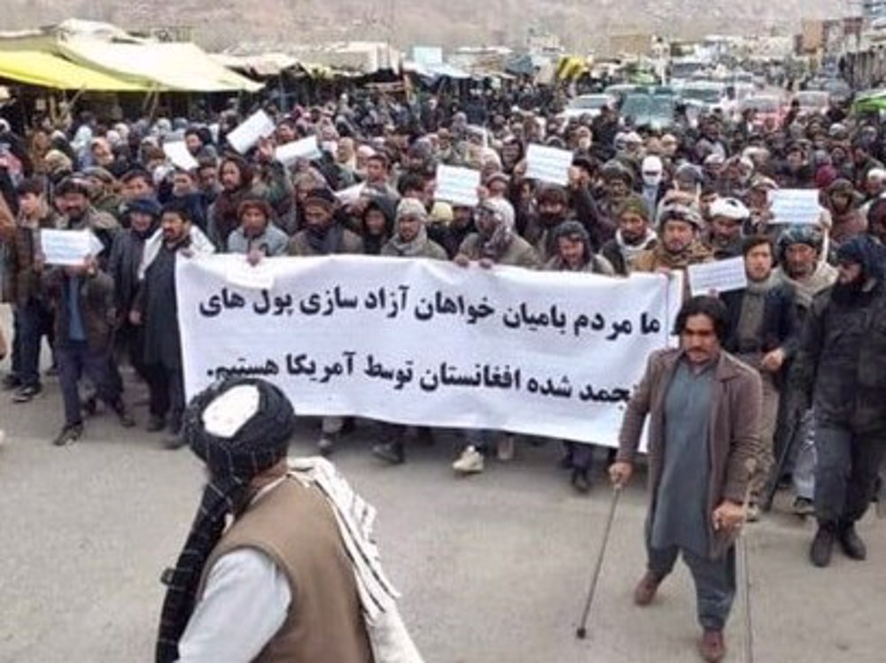 Protests rage on against Biden's move to split Afghan frozen funds