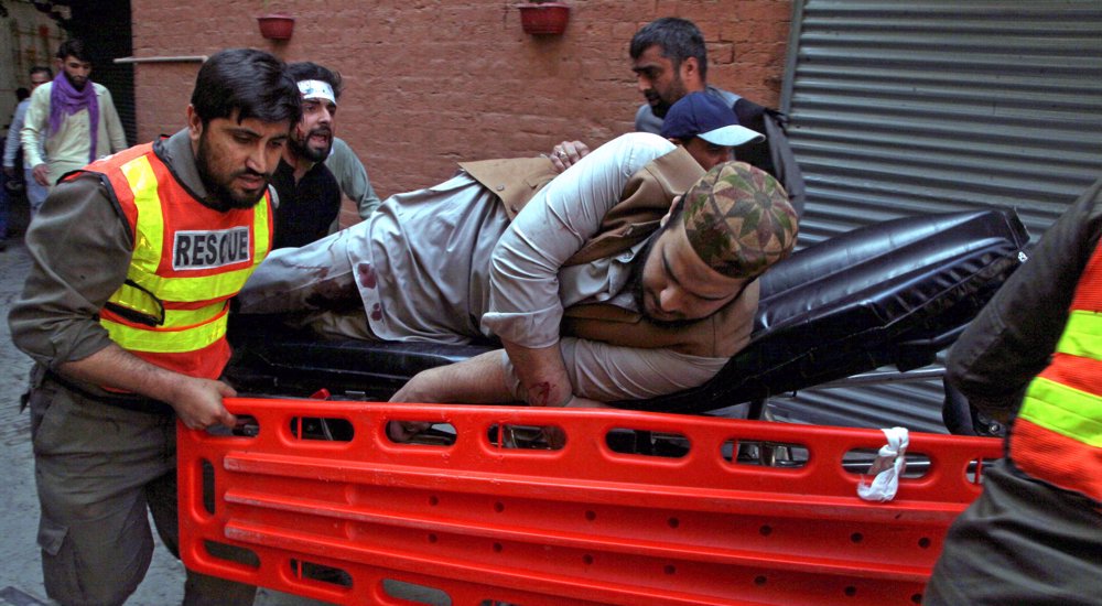 Terrorist bombing at Shia mosque in Pakistan kills dozens of worshipers