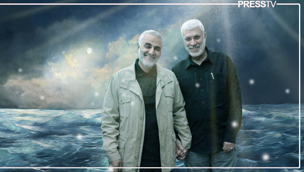 Iconic camaraderie between General Soleimani and Abu Mahdi Al-Muhandis