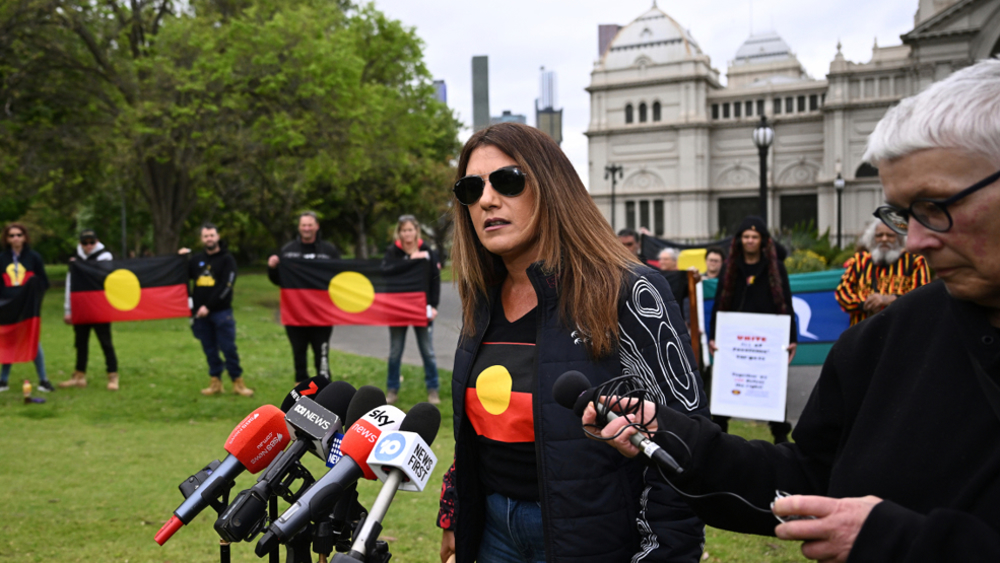 Indigenous Australian senator accuses government after neo-Nazi threat