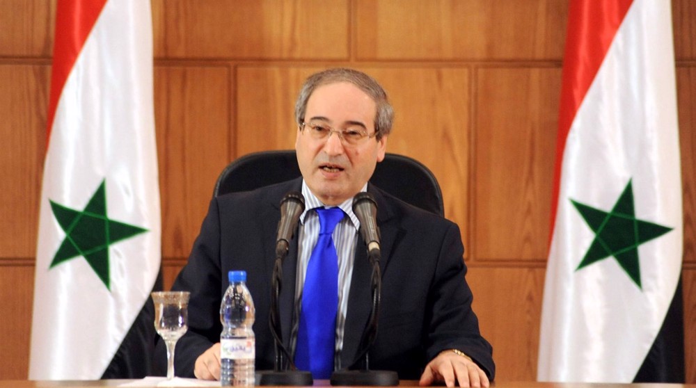 FM Mekdad raps Western sanctions for humanitarian crisis in Syria