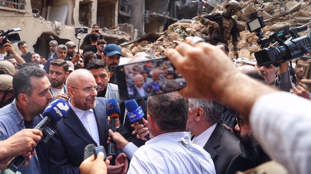 'Daring': Netizens react as Qalibaf tours Beirut's bombed suburbs, defying Israeli threats