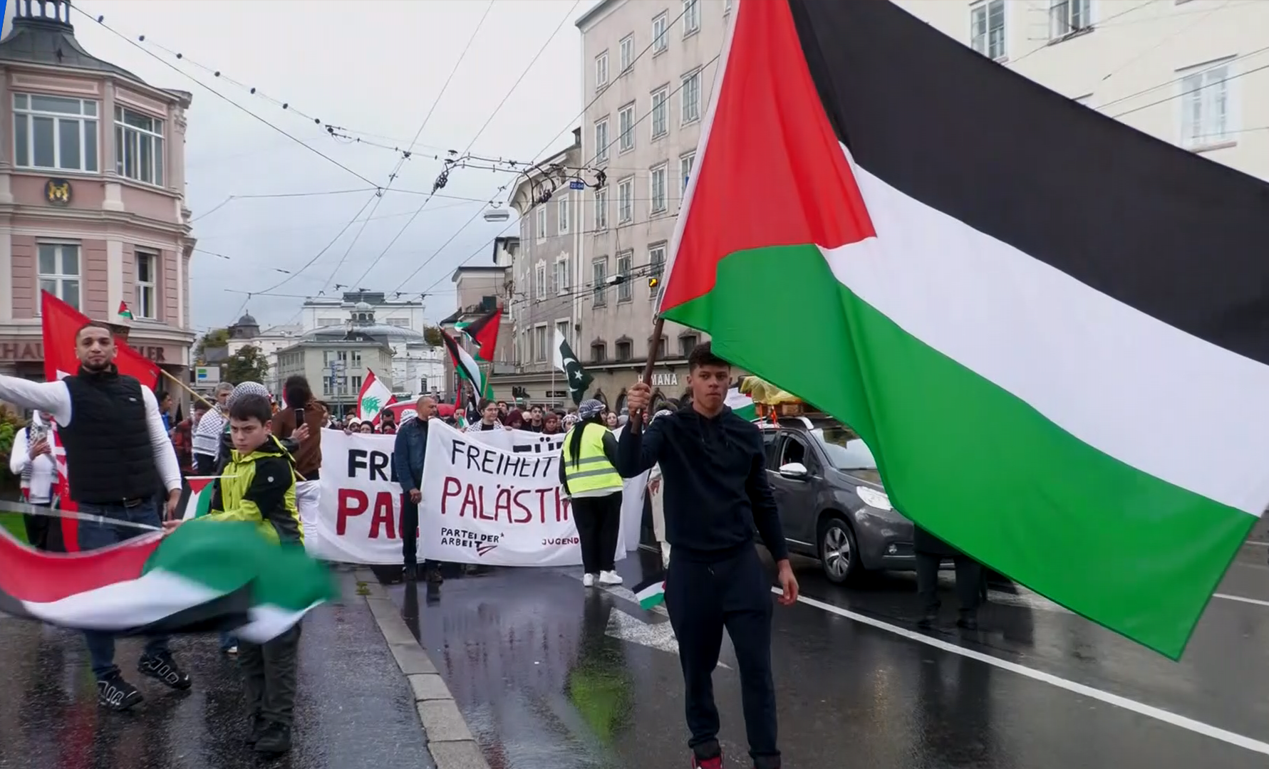 Rally held in Austria to mark Operation Al-Aqsa Flood anniversary