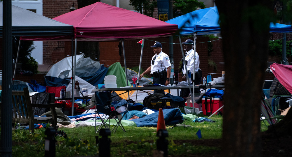 Washington police clear pro-Palestine encampment, arrest dozens