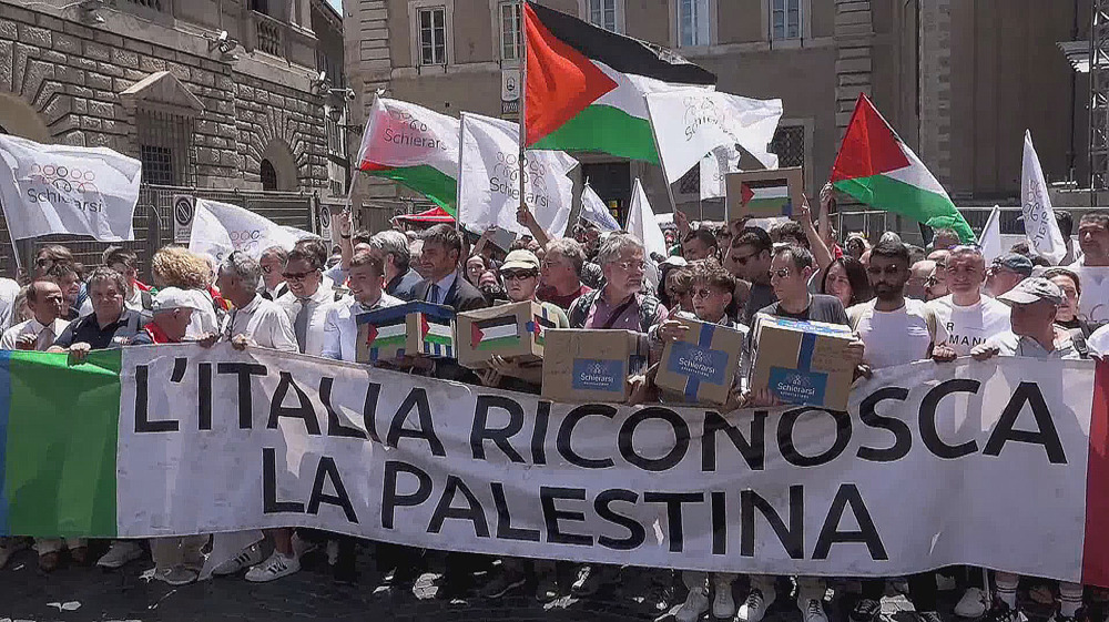 Italians demand recognition of Palestinian state by Rome
