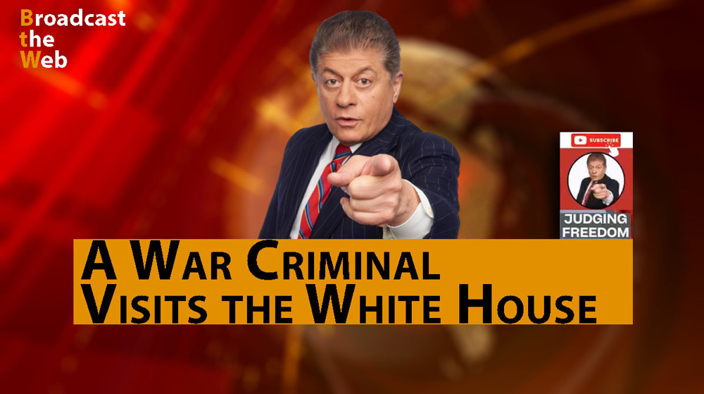 War criminal visits White House