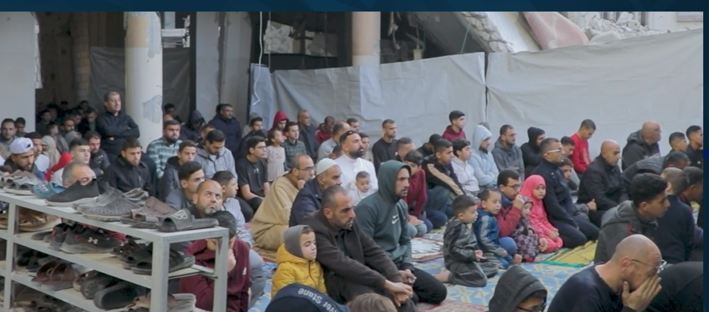Gazans observe Eid under bombing and devastation