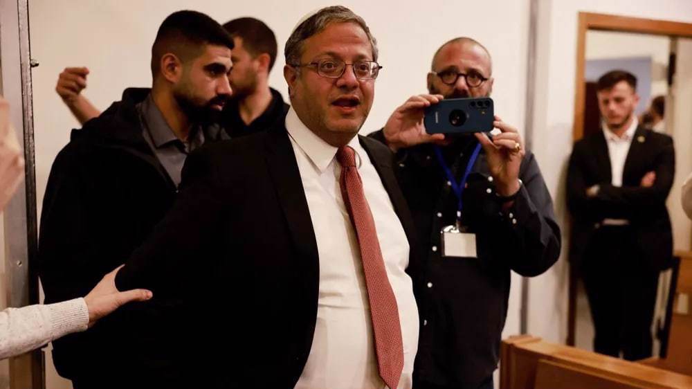 Ben-Gvir met with chants of ‘war criminal’ during visit to US Capitol