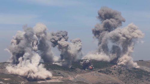 Mine blast kills orchard owner as Israeli artillery shells southern Lebanon