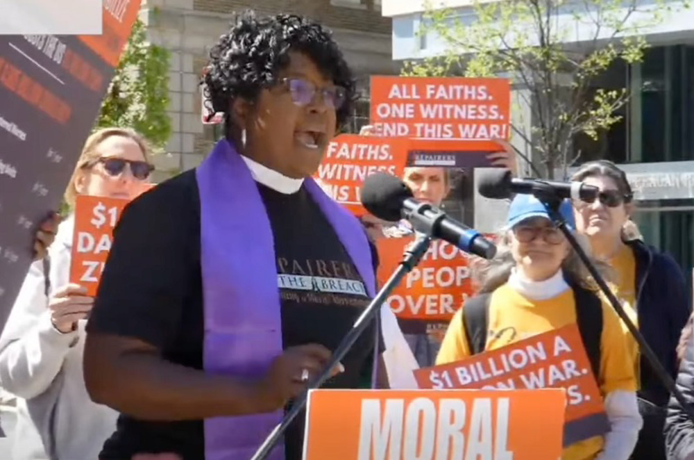 Faith leaders hold ‘Moral Monday’ rally in Washington to decry Trump's 'unholy war’ in West Asia