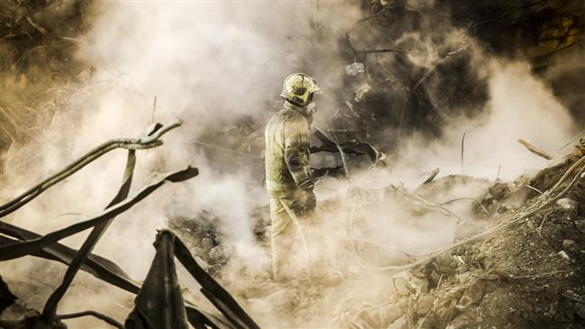 Short-circuit blamed for Tehran tower blaze
