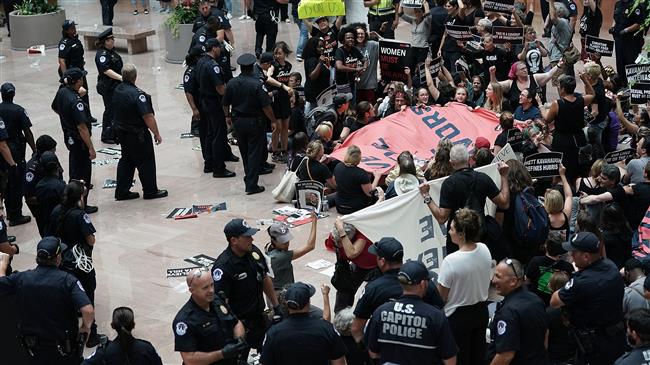 Nearly 200 protesters arrested in Washington