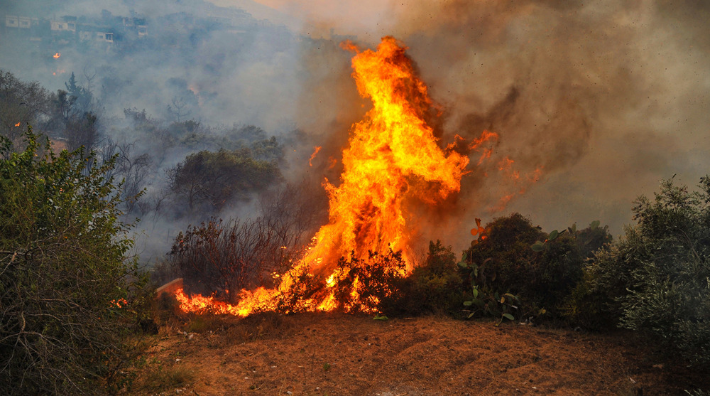 At least 2 killed, dozens suffer breathing problems in Mideast wildfires