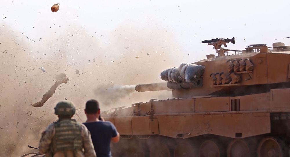 Turkish forces, allied militants shell town in northeastern Syria