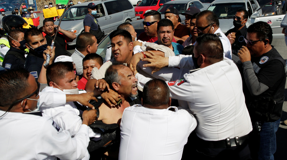 Thousands rally in Mexico City against President Lopez Obrador