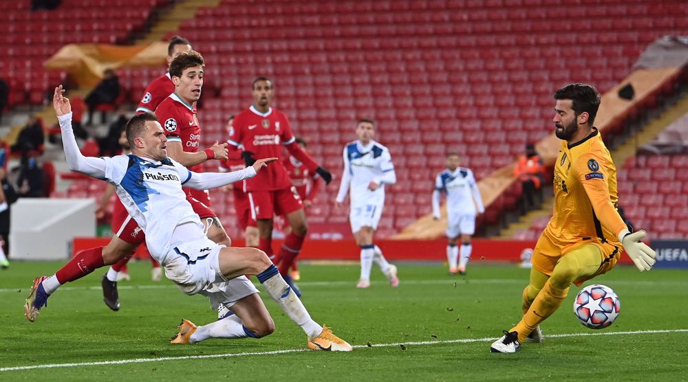 UEFA Champions League: Liverpool 0-2 Atlanta 