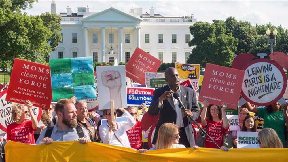 US formally out of Paris climate pact amid election uncertainty