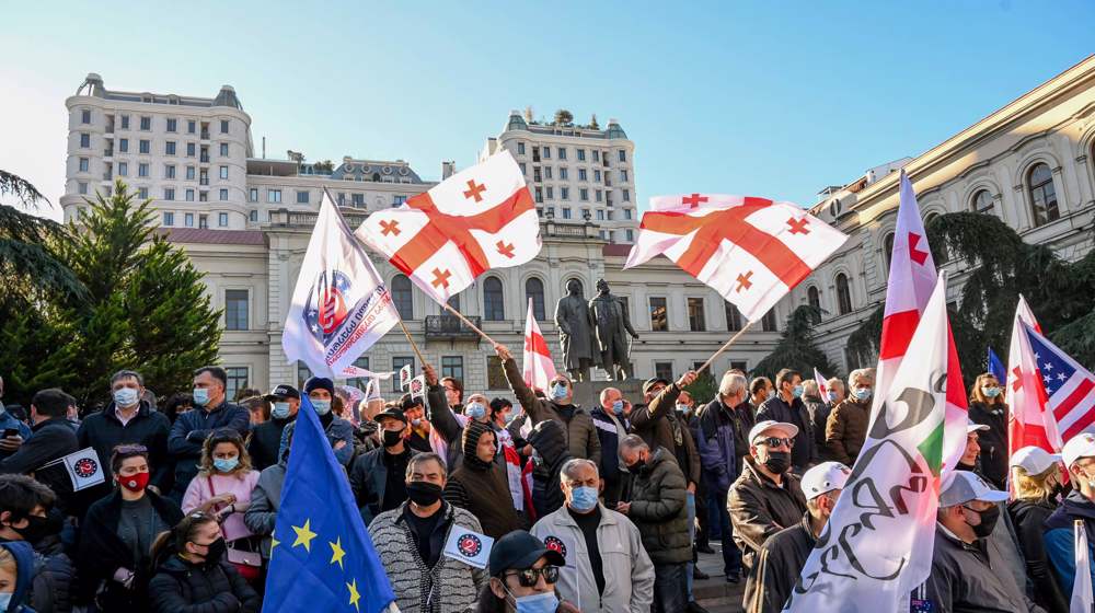 Tbilisi demo urges snap elections for Georgia’s next government