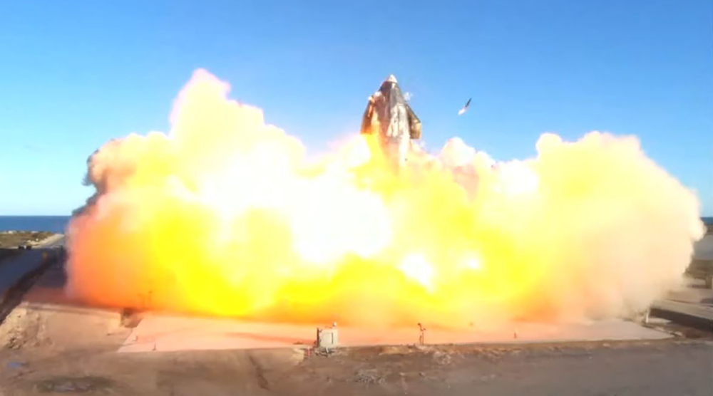 SpaceX's Starship prototype explodes on landing