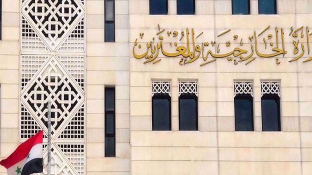 Syria strongly condemns Israel's West Bank annexation plan 