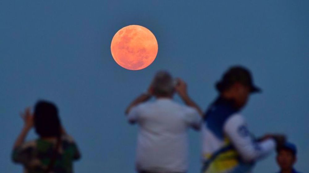 Supermoon shines over cloudy Singapore