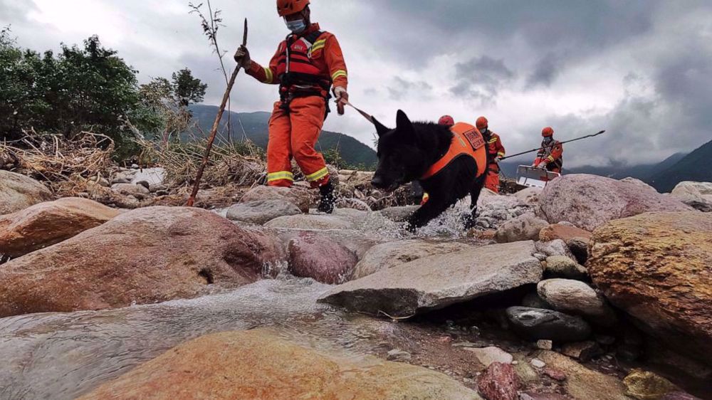 Heavy downpours trigger deadly flooding in SW China