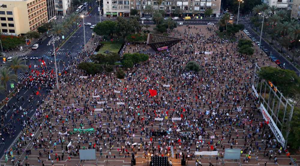Thousands of Israelis protest Netanyahu's 'apartheid' annexation bid    