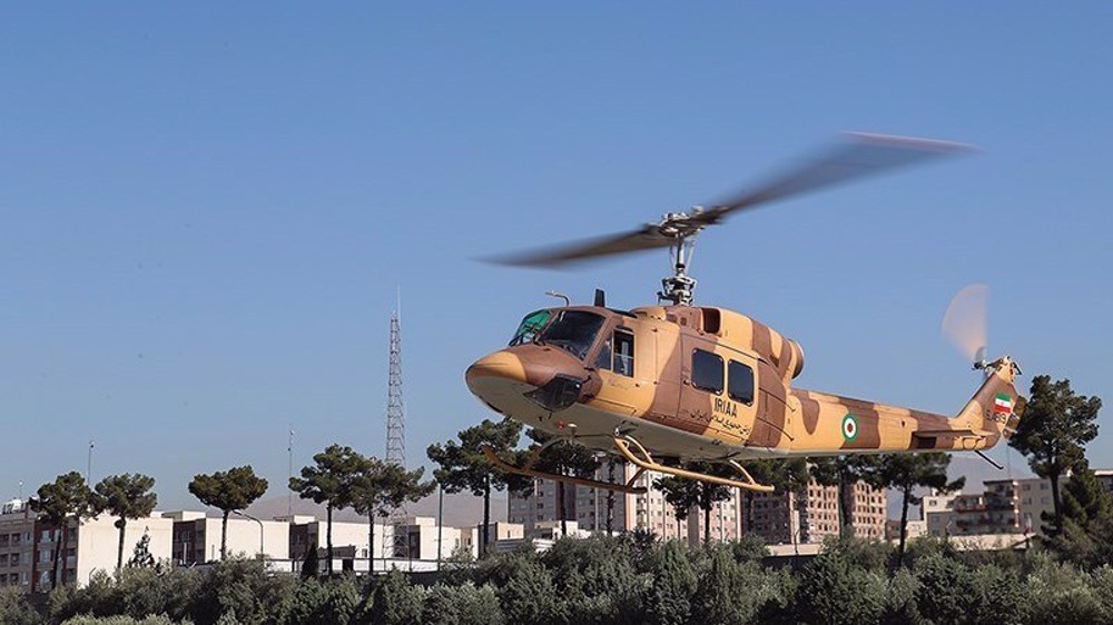 Iran military overhauls 10 helicopters, puts them in service