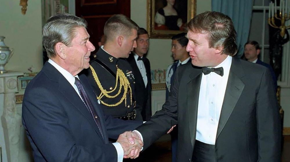 Trump banned from using Reagan's name