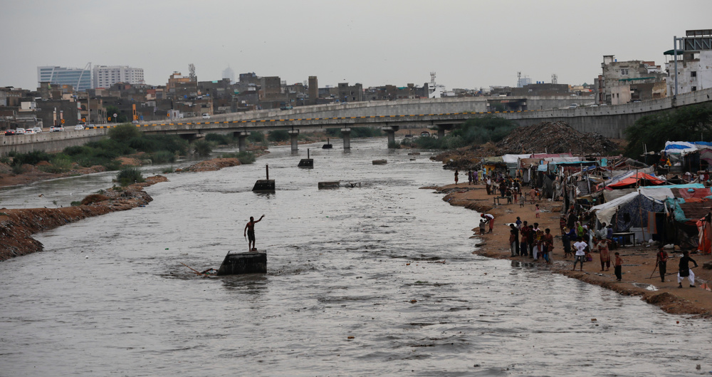 Heavy monsoon rains flood Pakistan's largest city