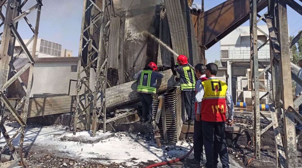 Fire brought under control at S Iran power plant