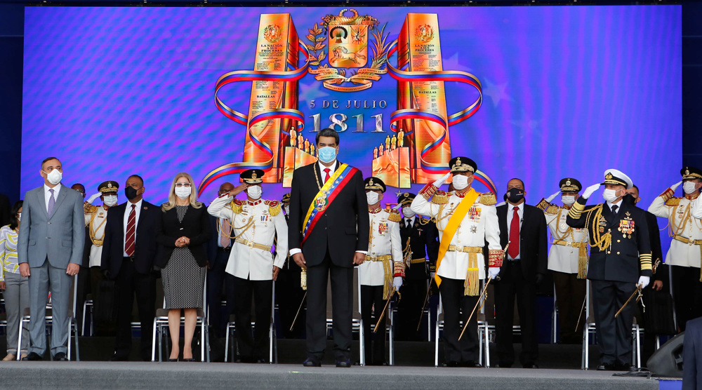 Maduro slams ‘criminal’ US bans as Venezuela shows off military might 