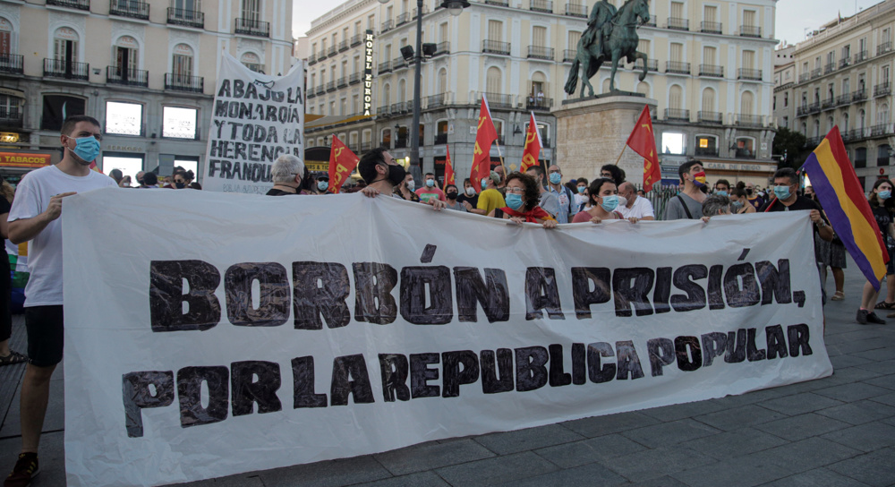 Protesters in Spain call for end to monarchical rule
