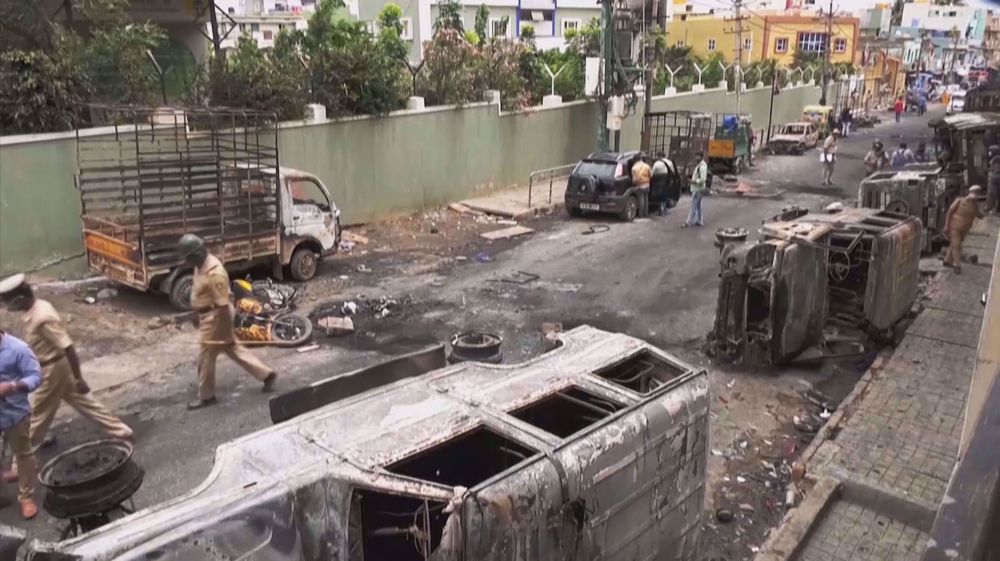 Three killed in India in clashes over anti-Islam Facebook post
