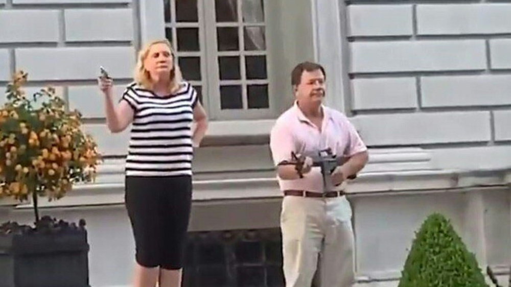 St Louis couple who pointed guns at protesters gave a speech at RNC 