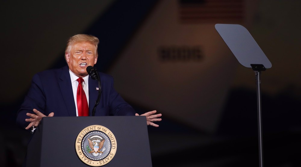 Trump decries anti-racism protesters 'thugs' 