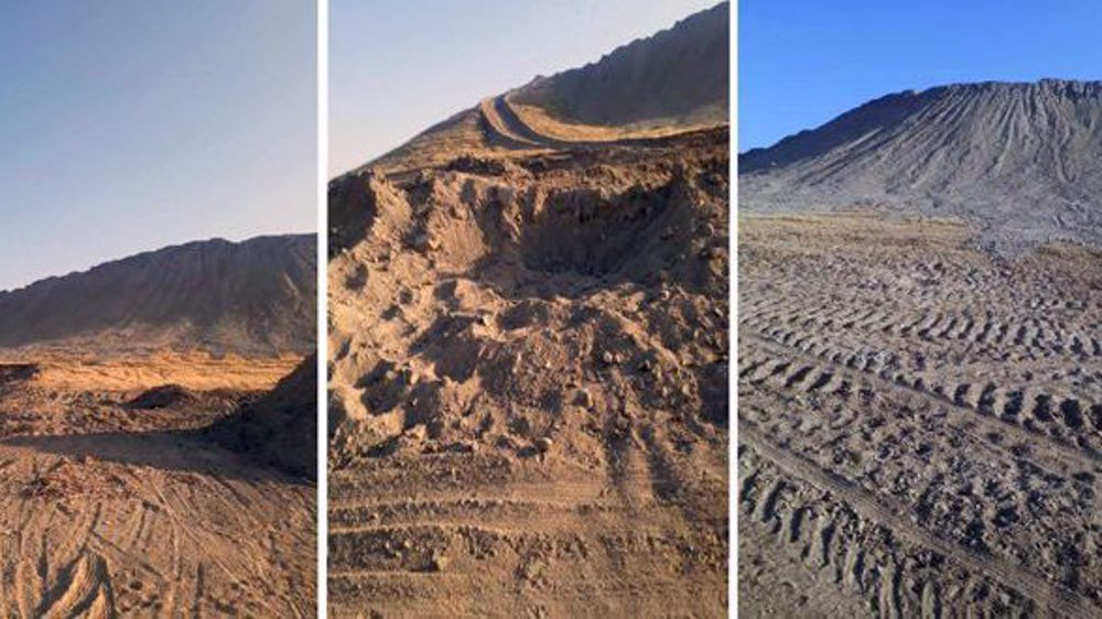 Turkish-backed militants destroy archeological sites in northern Syria
