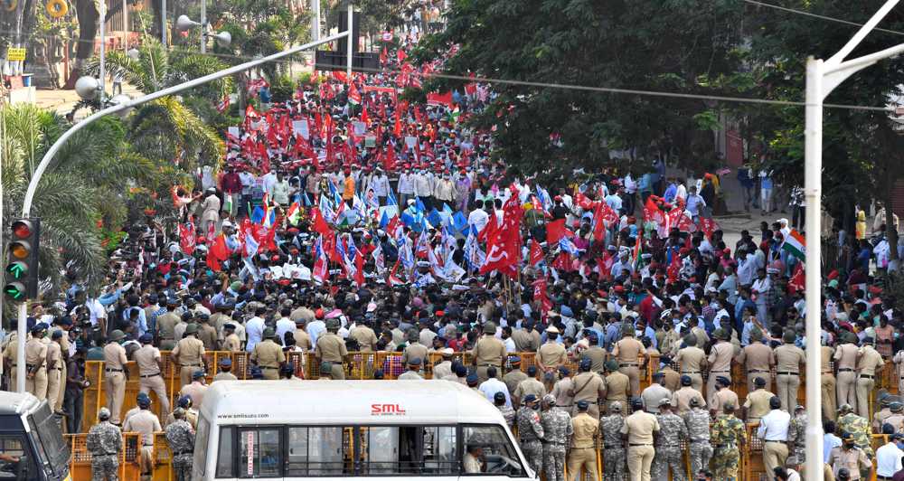 Indian farmers hold ‘tractor rally’ to protest new farm laws