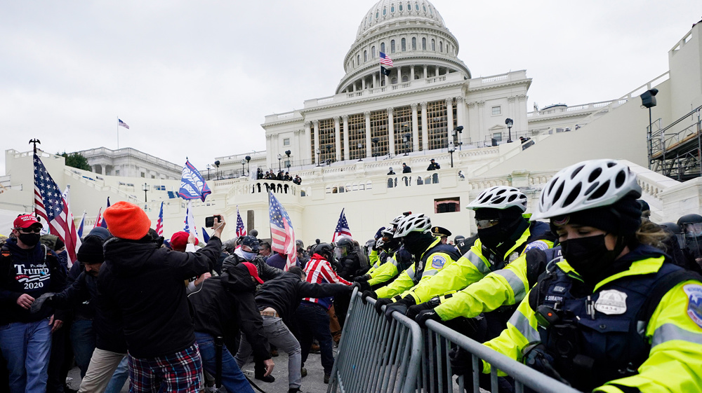 Protesters occupy US Capitol during Electoral College vote