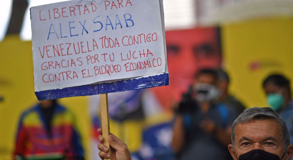 Venezuelans hold protest over US 'kidnapping' of Maduro envoy