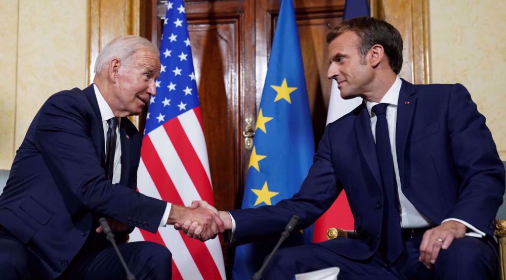 Biden meets Macron after ‘stabbing France in the back’ 