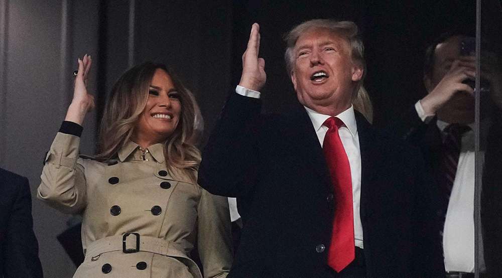 Trump insults Native Americans with Tomahawk Chop at World Series game