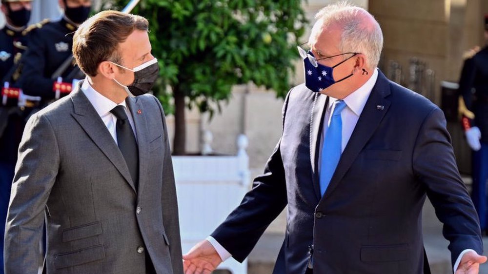 France's Macron accuses Australian PM of lying over submarine deal