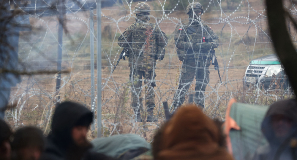 Russia sends bombers to overfly Belarus as Poland border crisis escalates