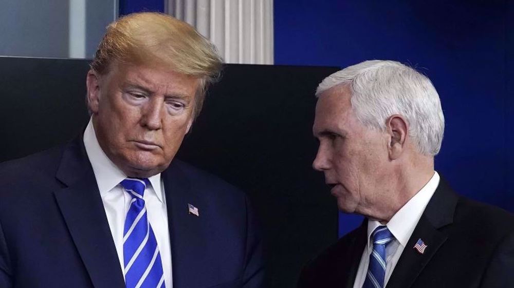 Trump defends ‘Hang Mike Pence’ chants by supporters