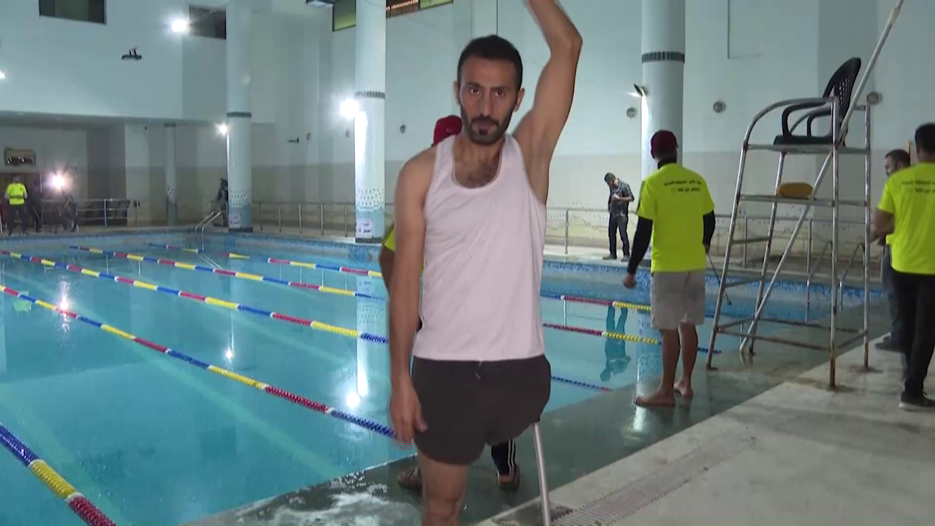 Palestinian amputees compete to represent national team at pool in Gaza