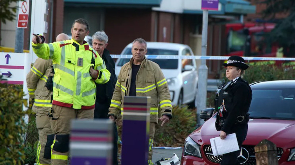 Three arrested in UK under Terrorism Act after car blast at hospital