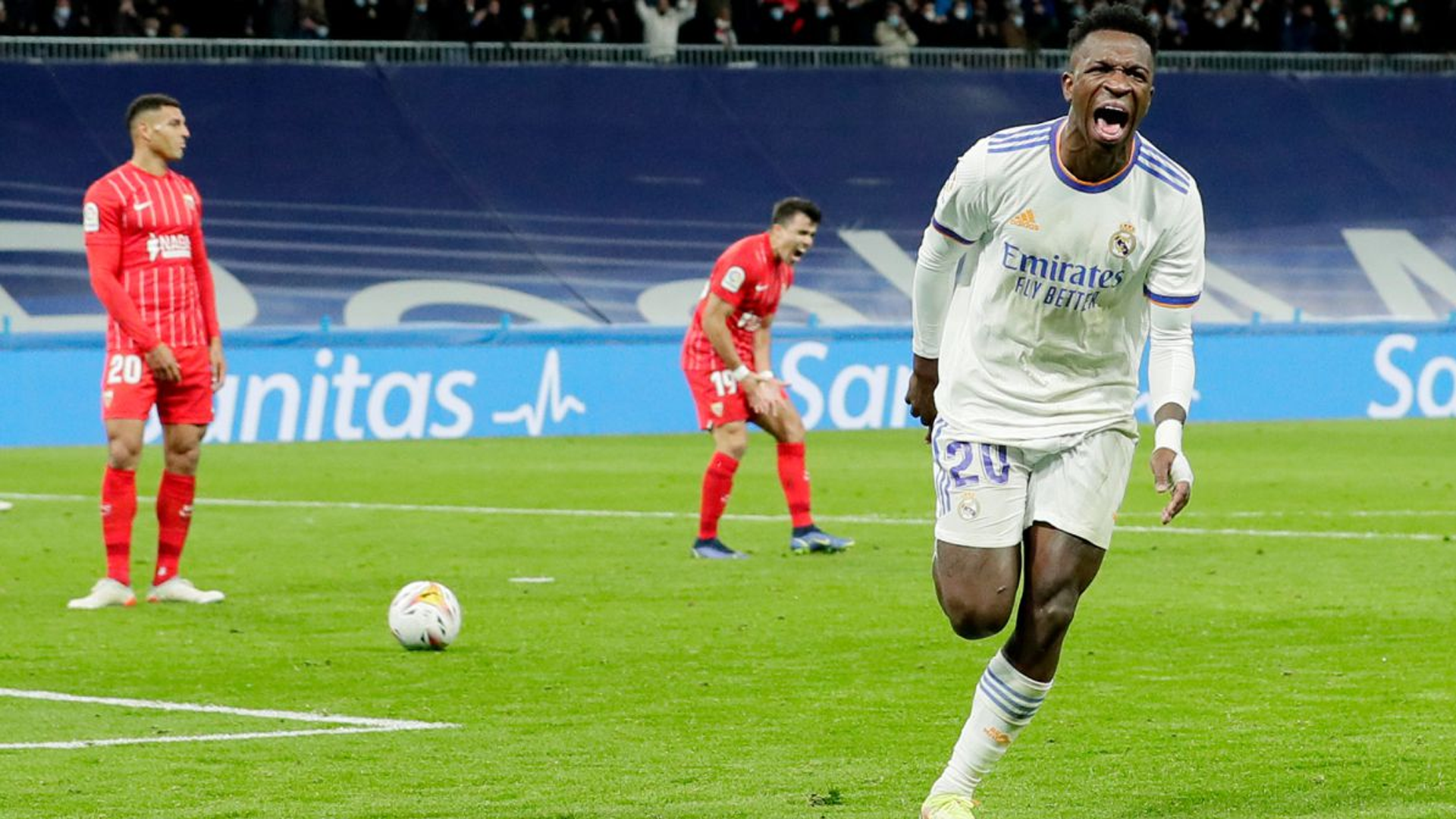 Spanish La Liga: Real Madrid 2-1 Sevilla 