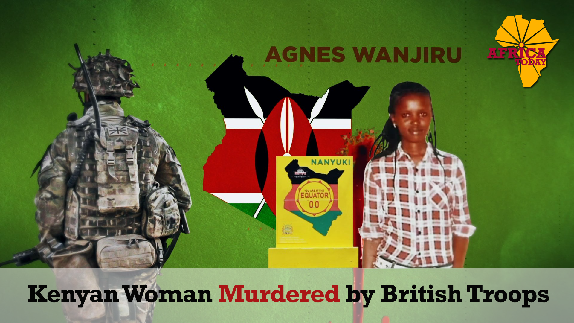 Kenyan woman murdered by British troops
